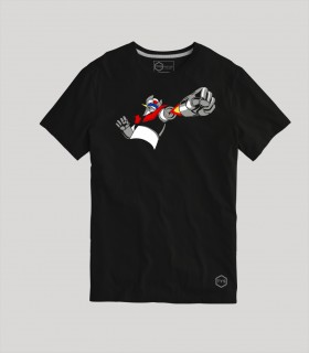 Camiseta Mazinger Z Robot Puños Fuera Manga Anime