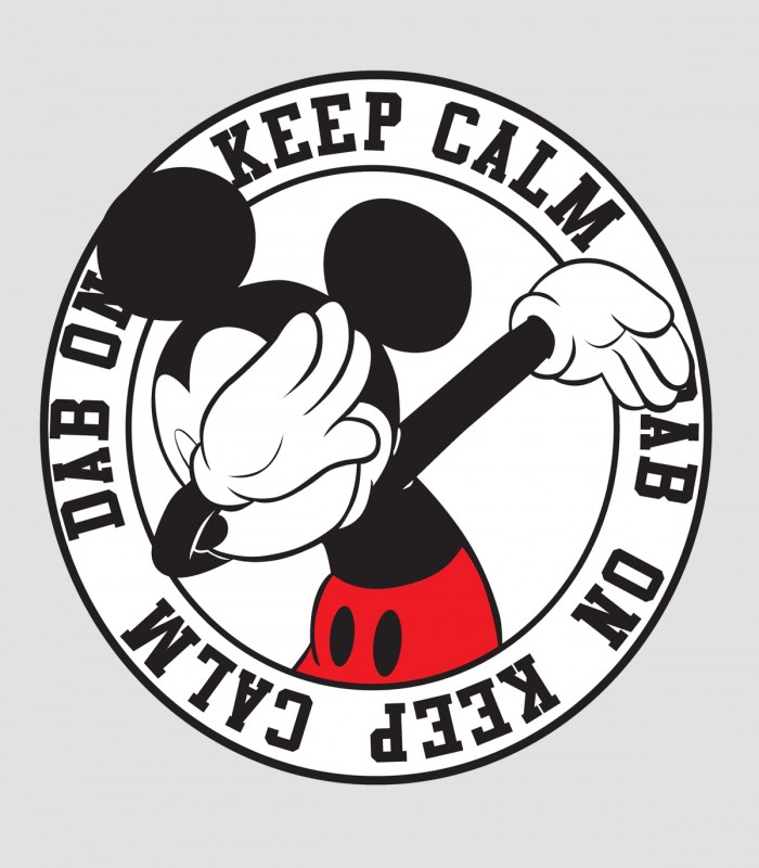 Camiseta TYS manga corta Mickey Keep Calm Dab Dance