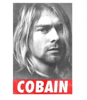 Camiseta TYS blanca Kurt Cobain Nirvana
