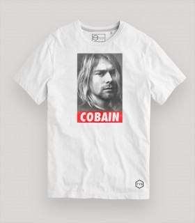Camiseta TYS blanca Kurt Cobain Nirvana