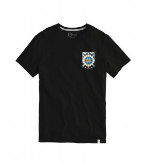 Camiseta Survenir Azulejo Negro