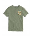 Camiseta Survenir Bolsillo Naranjas Toronja Kaki