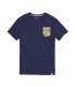 Camiseta Survenir Bolsillo Naranjas Toronja Azul Marino