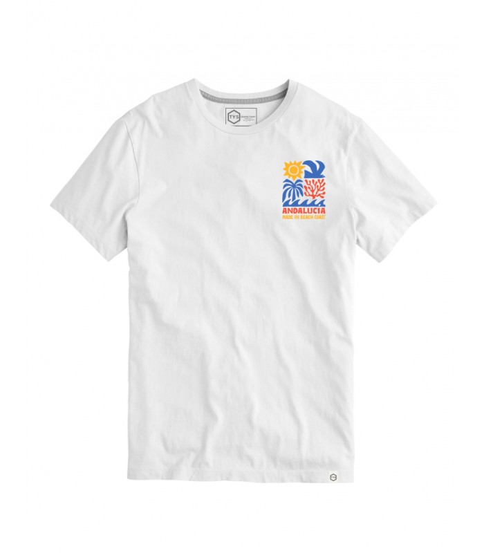 Camiseta Survenir Mediterraneo Blanco