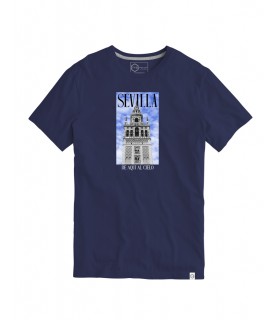 Camiseta Survenir Giralda Azul Marino