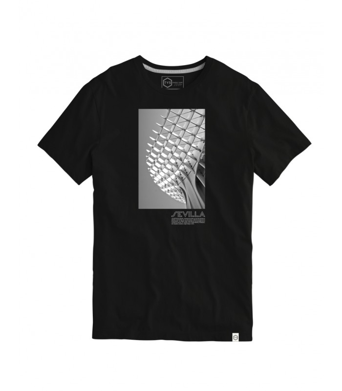 Camiseta Survenir Setas Negro