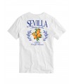 Camiseta Survenir Naranjas Blanco