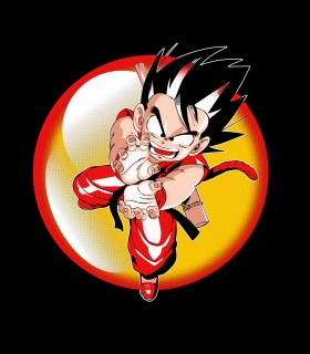 Camiseta original Dragon Ball Son goku kamehameha TYS