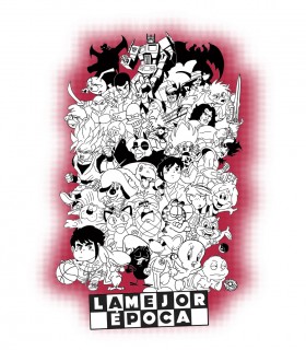 Camiseta TYS manga corta dibujos retro de los 80 y 90