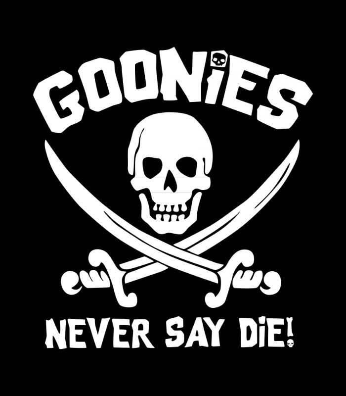 Camiseta negra hombre TYS Los Goonies película