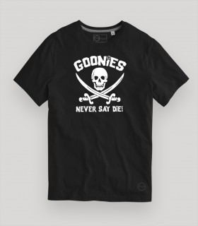 Camiseta negra hombre TYS Los Goonies película