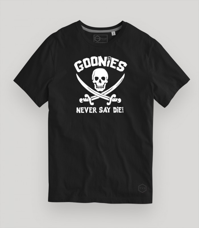 Camiseta negra hombre TYS Los Goonies película