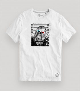 Camiseta TYS Chewbacca 3D Película Star Wars Blanca