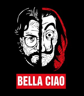 Camiseta El Profesor Bella Ciao La Casa de Papel TYS