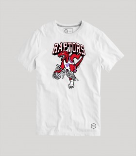 Camiseta TYS Raptors Basketball manga corta blanca
