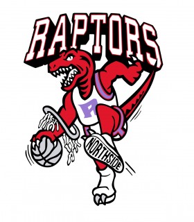 Camiseta TYS Raptors Basketball manga corta blanca