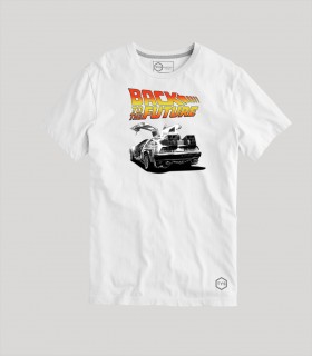 Camiseta TYS manga corta pelicula Regreso al futuro Delorean