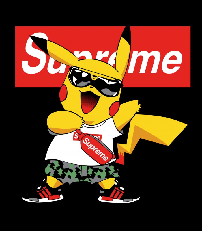 Camiseta TYS manga corta Pikachu supreme anime