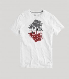 Camiseta TYS series de TV Stranger Things Bosque