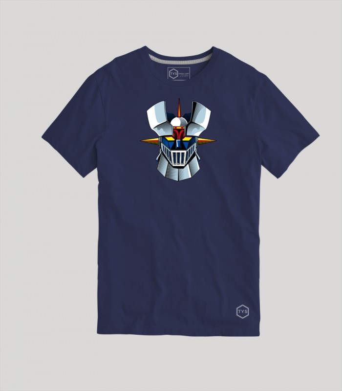 Camiseta TYS negra manga corta  Mazinger Z Head