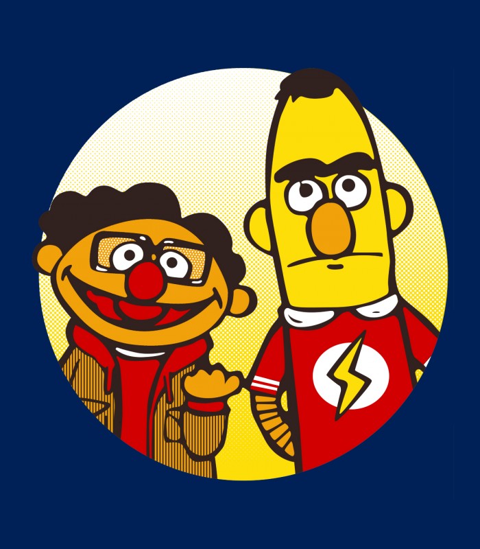 Camiseta TYS manga corta Sesame Theory Plaza Sésamo