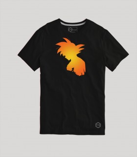Camiseta manga corta TYS silueta goku dragon ball