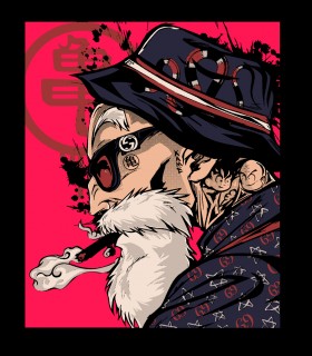 Camiseta Maestro Roshi Tatuaje TYS