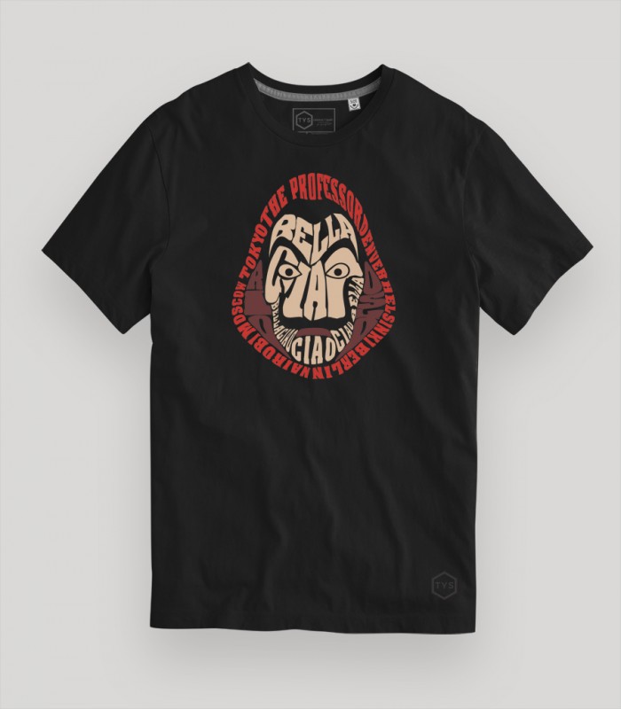 Camiseta Máscara Dalí Casa de Papel