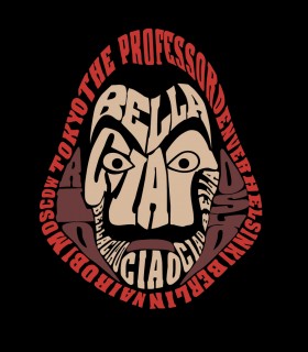 Camiseta Máscara Dalí Casa de Papel