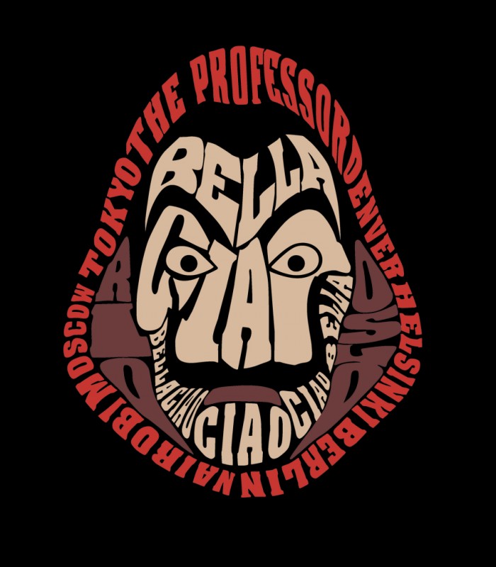 Camiseta Máscara Dalí Casa de Papel