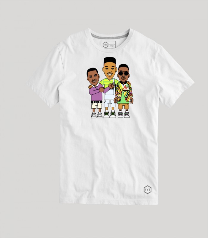 Camiseta TYS Principe de Bal-Air Series de TV Will Smith