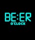 Camiseta TYS manga corta beer O clock reloj digital divertida