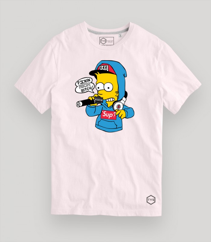 Camiseta Supreme Bart Simpson Trappin