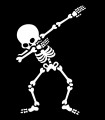 Camiseta Dabbing Esqueleto (Dab Skull)