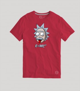 Camiseta Rick y Morty Albert Einstein manga corta