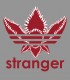 Camiseta TYS stranger things logo adidas manga corta algodon serie de tv ficción 80s