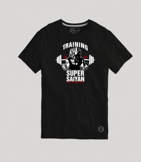 Camiseta TYS training super saiyan Dragon Ball Goku
