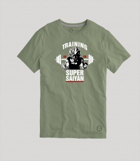 Camiseta TYS training super saiyan Dragon Ball Goku