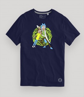 Camiseta Friki Rick y Morty Portal