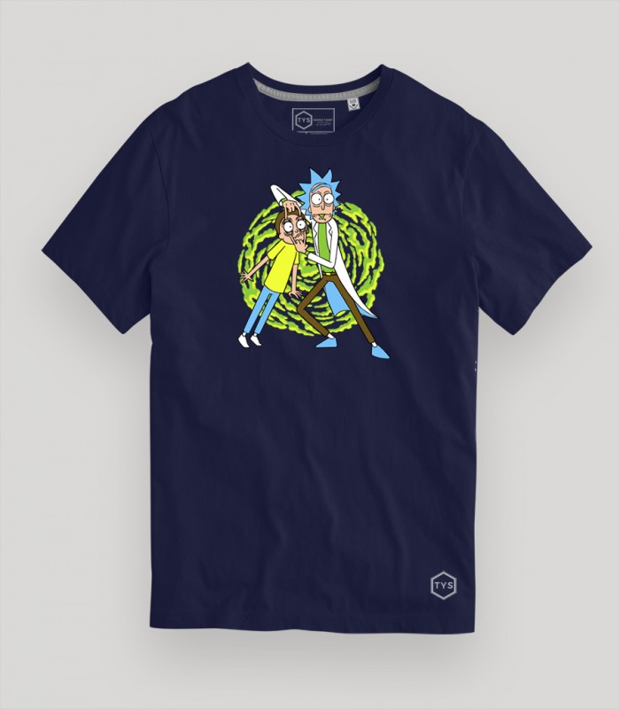 Camiseta Friki Rick y Morty Portal